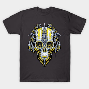 Mecha Skull S01 D47 T-Shirt